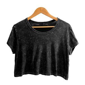Black Crop Top Urban Outfitters